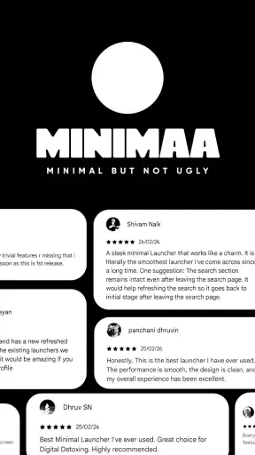 MINIMAA: Minimalist Launcher screenshot