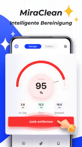 MiraClean - Dateimanager screenshot