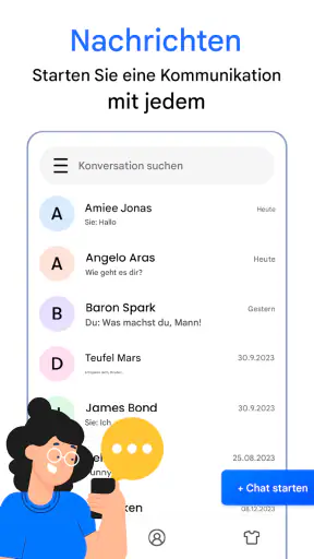 Mitteilungen screenshot