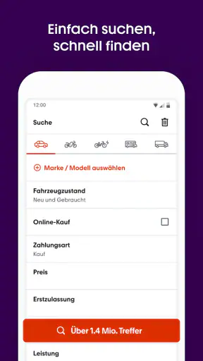 mobile.de: Autos kaufen & mehr screenshot