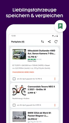 mobile.de: Autos kaufen & mehr screenshot