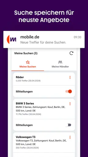 mobile.de: Autos kaufen & mehr screenshot