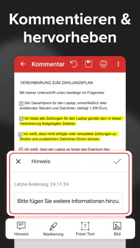 MobiPDF: PDF-Editor & -Scanner screenshot