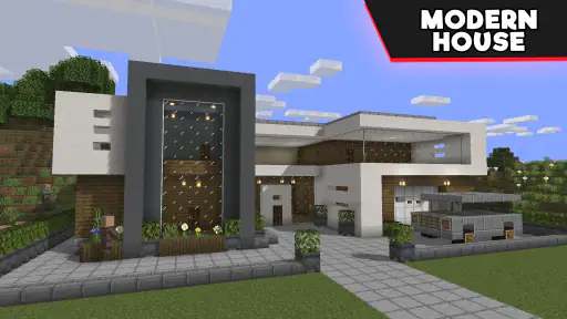 Modern House Map for Minecraft screenshot