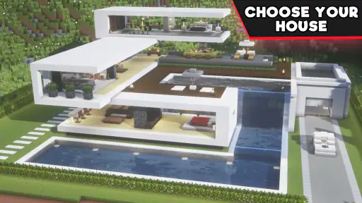 Modern House Map for Minecraft screenshot