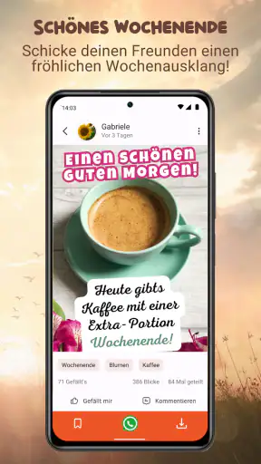 MoinMoin: Guten Morgen Sprüche screenshot