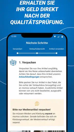 momox: Second Hand verkaufen screenshot