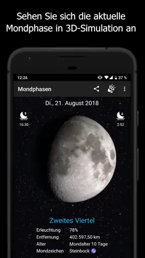 Mondphasen screenshot