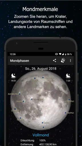Mondphasen Pro screenshot