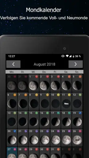 Mondphasen Pro screenshot