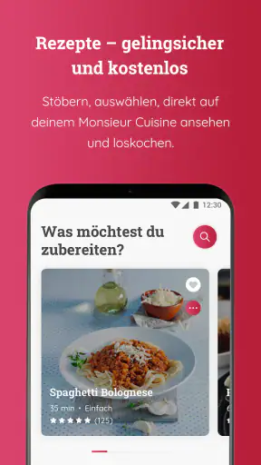 Monsieur Cuisine App screenshot