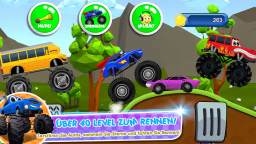 Monster Trucks Game for Kids 2 screenshot