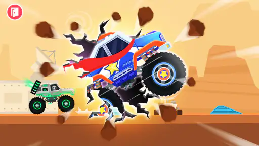 Monstertruck-Rennen für Kinder screenshot
