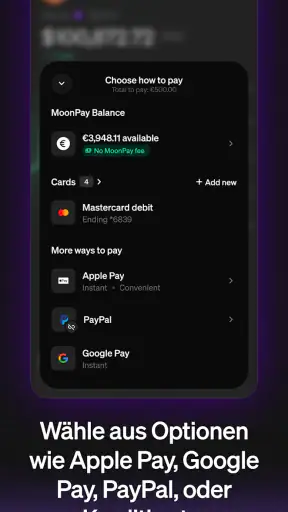 MoonPay: Krypto & Bitcoin screenshot