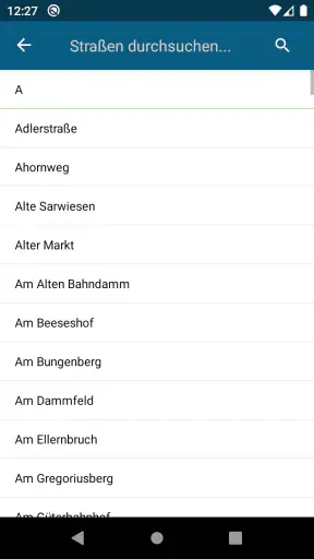 MSE Abfall screenshot