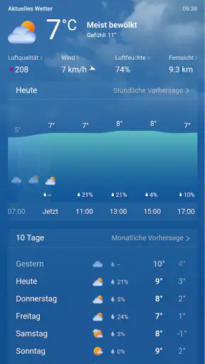 MSN Wetter screenshot