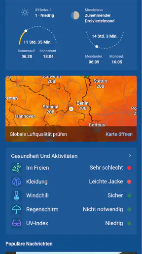 MSN Wetter screenshot