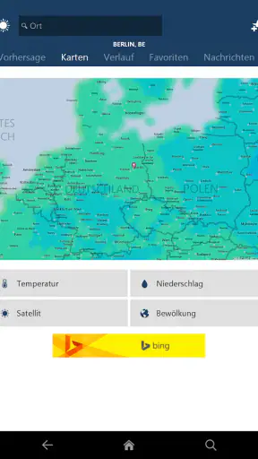 MSN Wetter screenshot