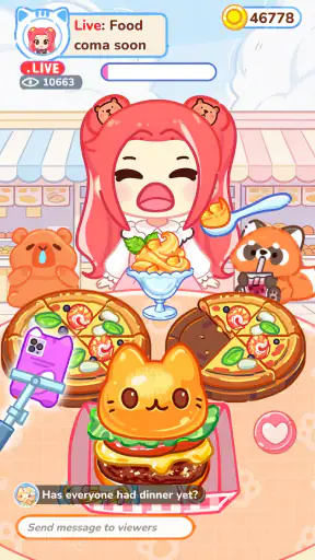 Mukbang ASMR: Idol Livestream screenshot