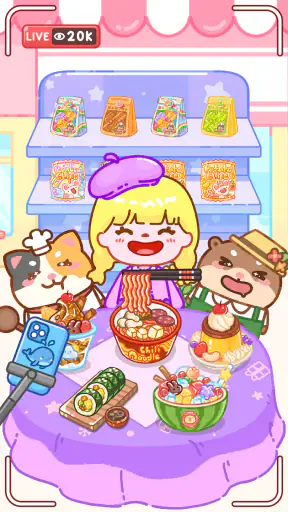 Mukbang ASMR Livestream Party screenshot