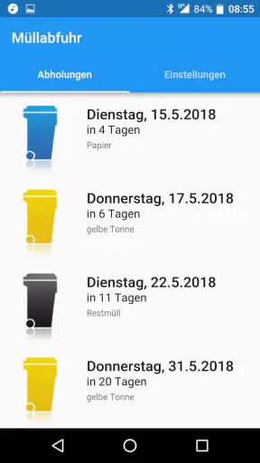 Müllabfuhr - Kalender screenshot