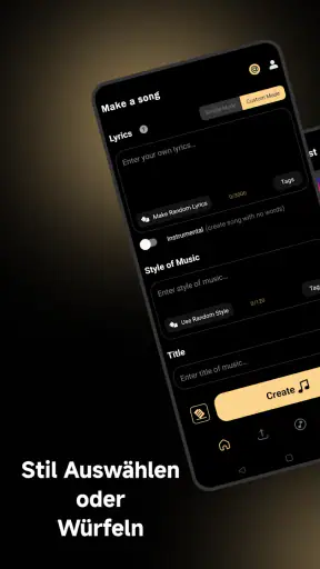 Music AI - Musik-KI Lieder screenshot