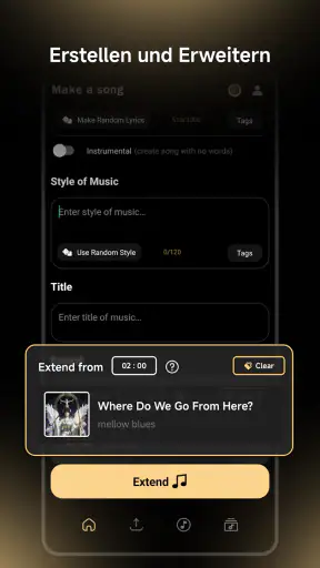 Music AI - Musik-KI Lieder screenshot