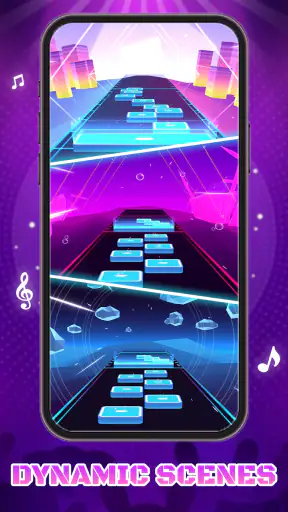 Music Ballz Go - Sprung Stern screenshot