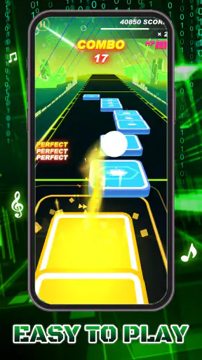 Music Ballz Go - Sprung Stern screenshot