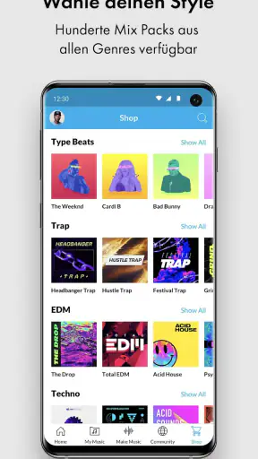 Music Maker JAM: Beatmaker app screenshot