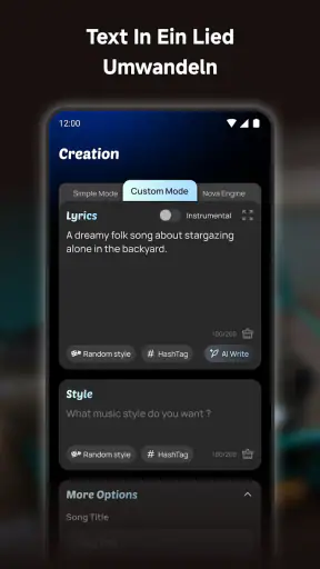 MusicLab: KI Song & Musikvideo screenshot