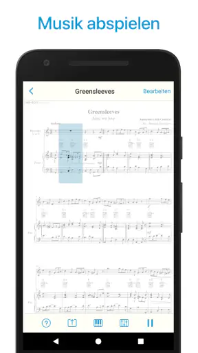 Musik Noten Scanner, Leser app screenshot