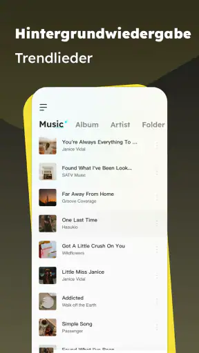 Musik offline hören, MP3 Tube screenshot