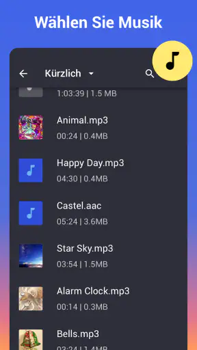 Musik schneiden & Klingeltöne screenshot
