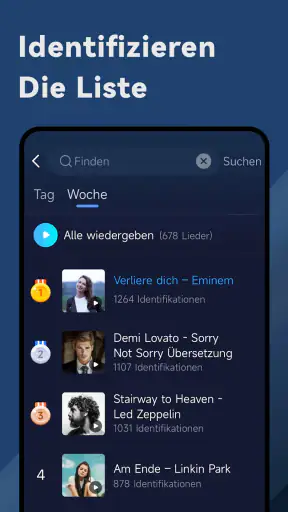 Musikerkennen - Song finder screenshot
