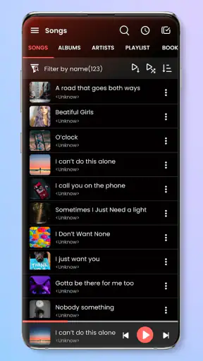 Musikspieler screenshot