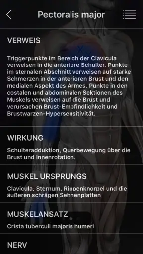 Muskel Triggerpunkte Anatomie screenshot