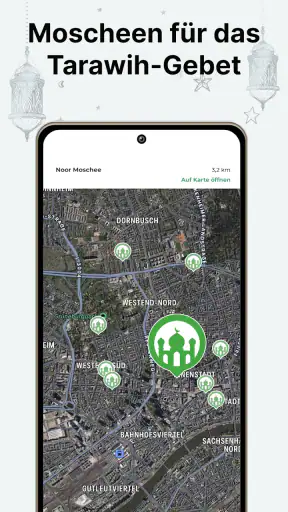 Muslim: Gebetszeiten, Qibla screenshot