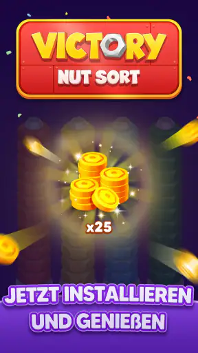 Muttern Sortieren - Farbspiel screenshot