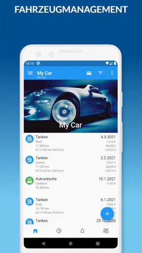 My Car: Fahrzeugmanagement screenshot