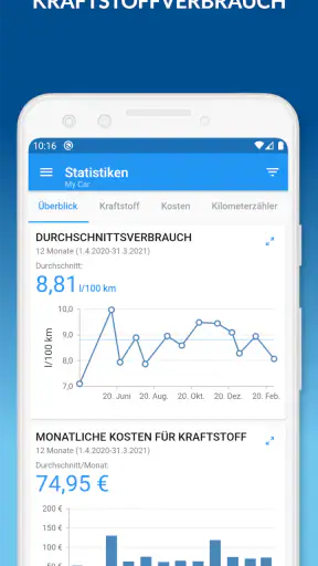 My Car: Fahrzeugmanagement screenshot