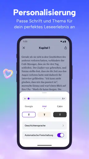 My Passion: Bücher lesen App screenshot