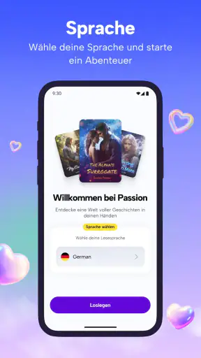 My Passion: Bücher lesen App screenshot