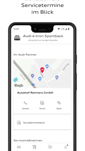 myAudi screenshot