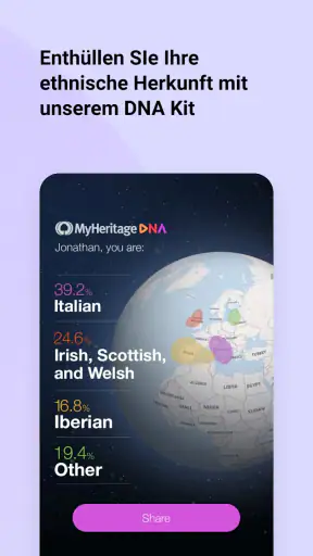 MyHeritage: Stammbaum & DNA screenshot