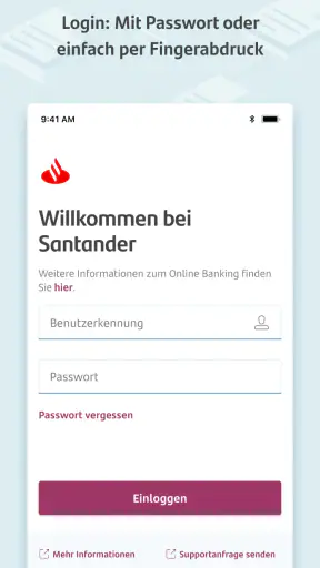 MySantander Banking screenshot