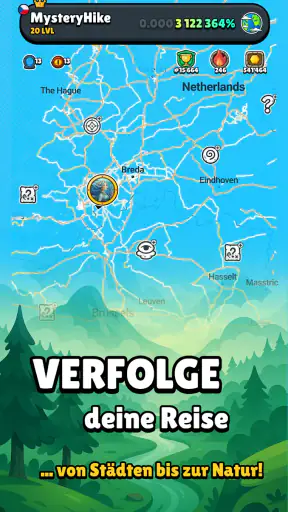 MysteryHike: Reisen & Wandern screenshot