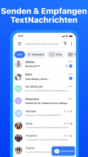 Nachrichten SMS - Messages screenshot