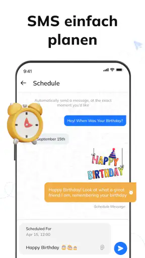 Nachrichten: Text SMS Home App screenshot