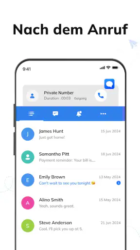 Nachrichten: Text SMS Home App screenshot